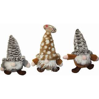 Spot etiske produkter 3 Pakning af Woodsy Gnome Plush Dog Toys 12 tommer forskellige farver med Squeakers
