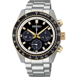 Seiko SSC941P1 Prospex Speedtimer Herrenuhr Solar Schwarz/Goldfarben