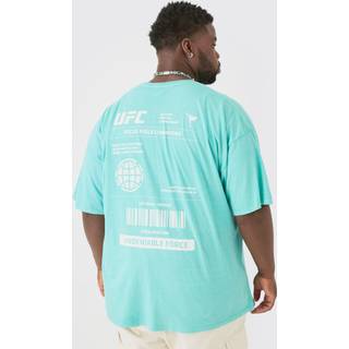 Mens Plus UFC Printed Licensed T-shirt In Green