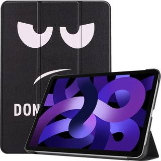 EIDERWOOD iPad Air 11" (2025 / 2024) Tri-Fold Kunstlæder Flip Cover m. Vågeblus Funktion - "Don&#39;t Touch Me"