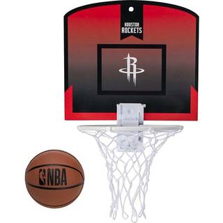 Franklin Sports NBA Houston Rockets Mini Over the Door Basketball Hoop - Kids Inomhus Mini Basketball Hoop With Ball - NBA Fan Shop Toy for Bedro