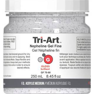 Tri-Art Nepheline Fine 250 ml, fint granulerende medium til akrylfarve