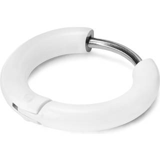 Hvid Hoop Ørering