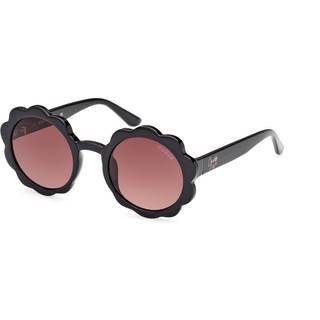 Guess Unisex GU00127 01F Solbriller Injiceret Sort Brun Rund Normal