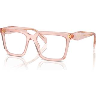 Prada PR A19V 19Q1O1 54 Briller Kvinder Lyserød - Transparent Peach Pink - 54mm