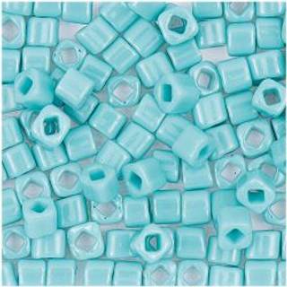 itoshii cube Perlen 3x3mm 6g - Türkis Opak