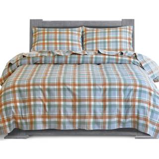 Elegant komfort blød 4 -delt 100% tyrkisk bomuldsflanelark sæt - premium kvalitet dyb lomme monteret ark ultra blød hyggelig varm flanel ark - ko