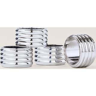 Ralph Lauren Home Thorpe Servietring 4-pak - Servietter & Tilbehør Rustfrit stål - 680886616001