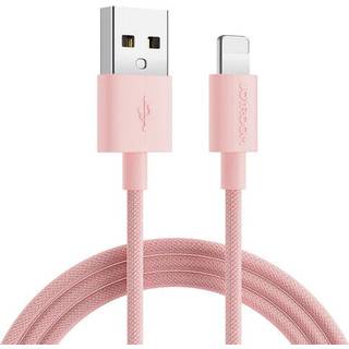 Joyroom USB-kabel USB til Lightning 2.4A 2m - Pink