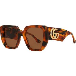 Gucci GG0956S 007 54 Solbriller Kvinder Tortoiseshell - Tortoise - 54mm