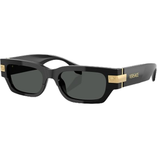 Versace Mand VE4465 GB1/87 Solbriller Acetat Sort Grå Firkantet Normal