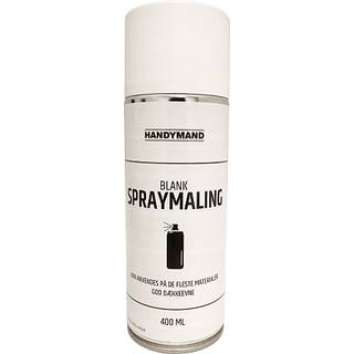 Handymand spraymaling blank 0,4 liter - hvid (På lager i varehus)