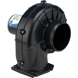 Motorrumsventilator Jabsco Continuous Duty Flangemount Blower, 12 V, flangemonteret, Ø100 mm (4") - flang, 7.1 m³/minut