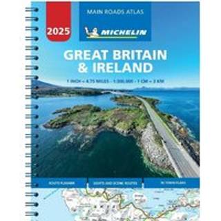 Great Britain & Ireland 2025 - Mains Roads Atlas (A4-Spiral)