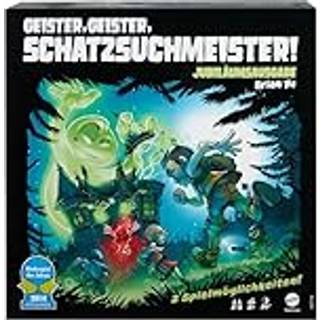 Mattel Games Ghost Fightin Treasure Hunters Anniversary Edition Board Game Cooperative Family Game med 2 måder at spille inklusive en One vs. All
