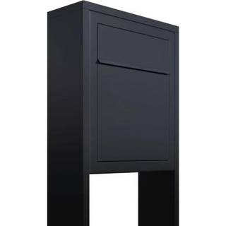 Bravios Base postkasse med stander, sort