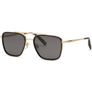 Chopard Mand SCHL24V 300P Solbriller Metal Guld Røg Firkantet Polariseret