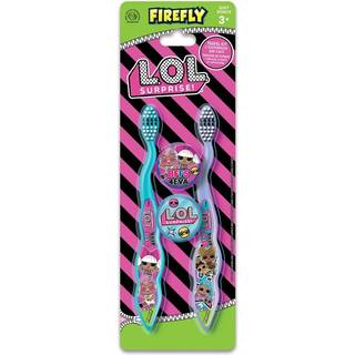 Firefly Toothbrush LOL Cap 2pk