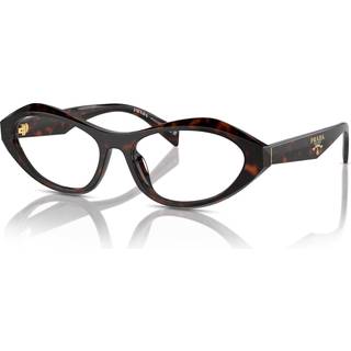 Prada Kvinde PR A21V 17N1O1 Optiske stel Acetat Skildpadde Transparent Geometrisk Normal