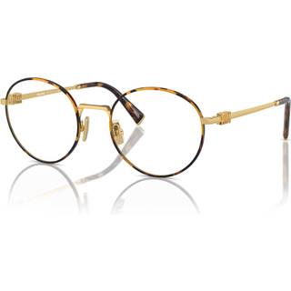 Miu Miu Kvinde MU 52XV 14U1O1 Optiske stel Metal Skildpadde Transparent Rund Normal