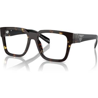 Prada Mand PR 08ZV 16R1O1 Vista -rammer Acetat Brun Transparent Firkantet Normal