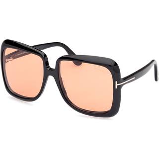 Tom Ford FT1156 LORELAI 01E 59 Solbriller Kvinder - Shiny Black - 59mm