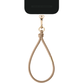 Cord Phone Wristlet Strap Beige