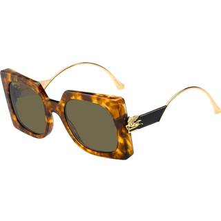 ETRO Kvinde ETRO 0026/S EPZ/QT Solbriller Acetat Havana Grøn Firkantet Normal