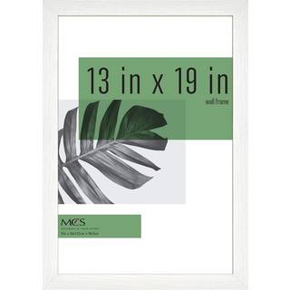 MCS Studio Gallery 13x19 Billeder Ramme Hvid Woodgrain Rektangel Fotosamme til fotosplakater og kunsttryk (1-pack)