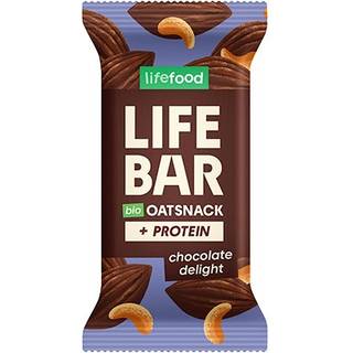 Lifebar Havre Snack Protein Chocolate Delight Økologisk - 40 gram
