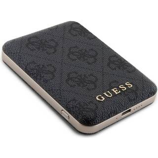 Guess 4G magnetisk trådløs powerbank 5000mAh - MagSafe-kompatibel - Sort