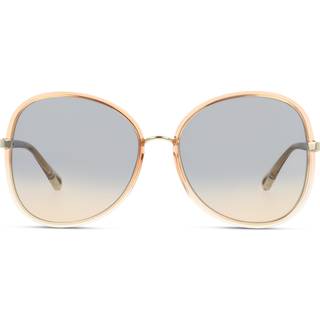 Chloé Kvinde CH0030S 004 Solbriller Injiceret Orange Rund Skygge