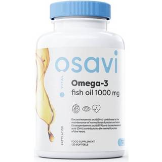 Omega-3 fiskeolie, 1000 mg (citron) - 120 bløde kapsler