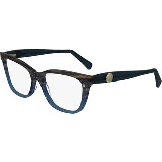 LONGCHAMP Kvinde LO2744 406 Optiske stel Acetat Blå Firkantet Normal Normal
