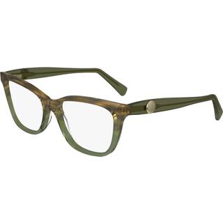 LONGCHAMP Kvinde LO2744 306 Optiske stel Acetat Grøn Firkantet Normal Normal