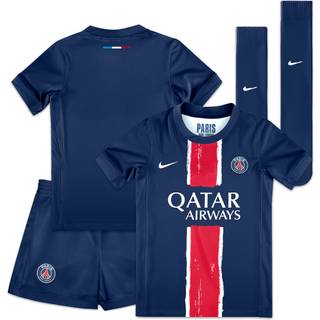 Paris Saint-Germain 2024/25 Stadium Home Nike Football Replica-sæt i tre dele til babyer/småbørn - blå - 24-36M