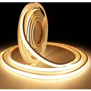 10W/m COB-LED strip, RA93 - 5m, IP65, 280 LED pr. meter, 24V, COB LED - Kulør : Varm