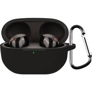 Silikone etui med karabinhage til Sony WF-1000XM5 - Sort