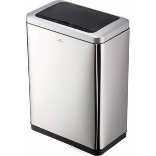 Durable sensor affaldsspand NO TOUCH dobbelt 2x20 liter rustfrit stål