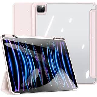iPad Pro 13" (2025 / 2024) Shockproof Cover m. Penholder - DUX DUCIS TOBY Series - Gennemsigtig / Pink