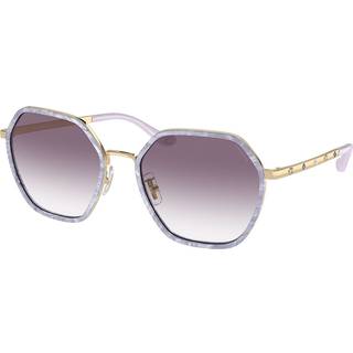 Coach HC7167B CS543 94468H 56 Solbriller Kvinder Guld - Purple Marble - 56mm