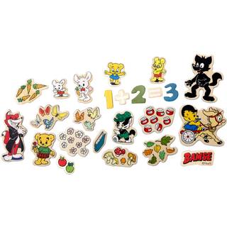 Bamse magnet numre og figure