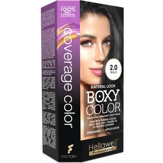 Boxy Color Coloring Kit Professionel permanent farve Cream Hair Dye med vegetal protein for at f? h?r med intens farve skinnende og silkeagtigt.