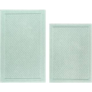Arkwright 100% bomulds badeværelse tæppe - høj absorberende stilfuld tekstureret vævet design bad Mat slip resistent bagside til bruser og badeka