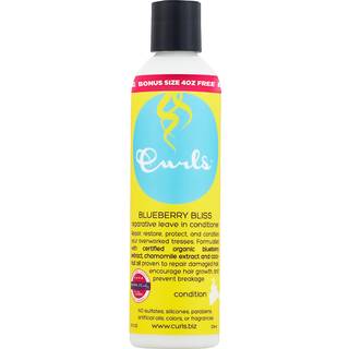 Curls Blueberry Bliss Reparativ orlov i balsam - 12 oz hjælper