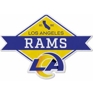 Rico Industries NFL-fodbold Los Angeles Rams Diamond Shape Cut Pennant - Indretning til hjemmet og stuen - Bld filt EZ til at hnge