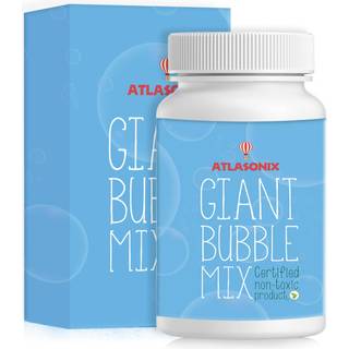 Bubbles Mix Solution til enorme bobler 7 gallon Ikke -giftigt pulverkoncentrat Refill til store boble wands/maskiner sikkert til b?rn og k?ledyr