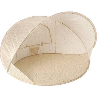 Konges Sløjd Pop-Up Hjertemønstret UV-telt Beige One Size      Unisex
