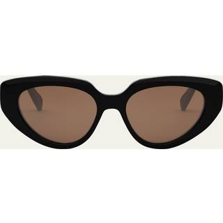 Celine CL40286I 01E 53 Solbriller Kvinder Black - Shiny Black - 53mm