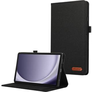 Samsung Galaxy Tab A9 Tabletetui Dækstofstruktur - Sort